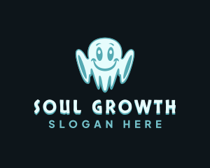  Cute Spooky Ghost logo