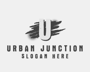 Urban Ink Brush logo design