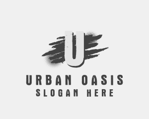 Urban Ink Brush logo design