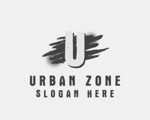 Urban Ink Brush logo design