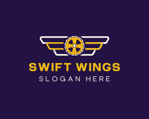 Tire Wings Automotive logo design