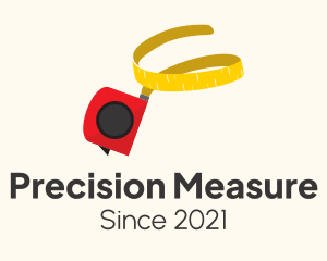 Measuring Meter Tape  logo design