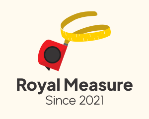 Measuring Meter Tape  logo design