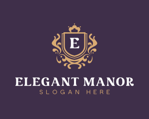 Elegant Royal Shield logo design