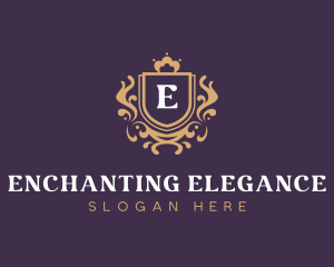 Elegant Royal Shield logo design