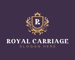 Elegant Royal Shield logo design