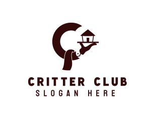 Letter C Home Butler logo design