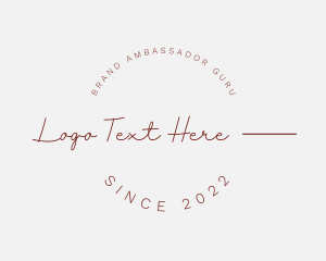 Classy Round Business logo design