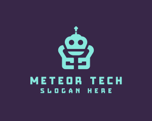 Gaming Robot Tech logo design