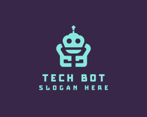 Gaming Robot Tech logo design