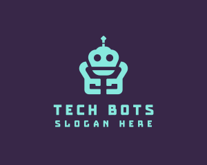 Gaming Robot Tech logo design