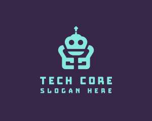 Gaming Robot Tech logo design