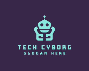 Gaming Robot Tech logo design