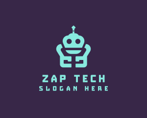 Gaming Robot Tech logo design