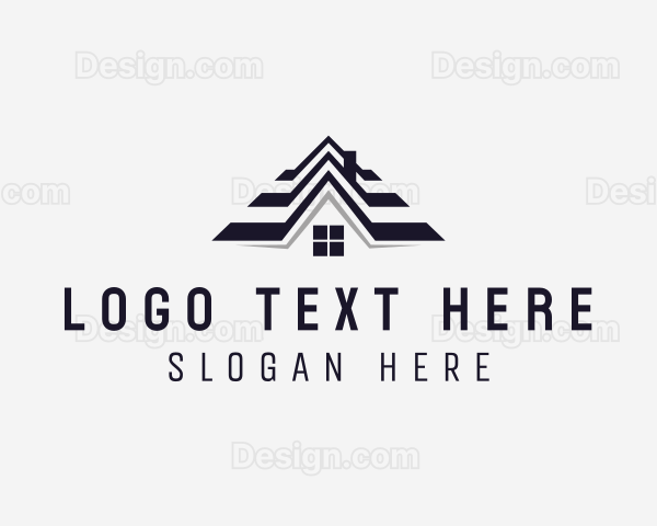 Residential House Roofing Logo