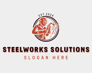 Industrial Welding Fabrication logo design