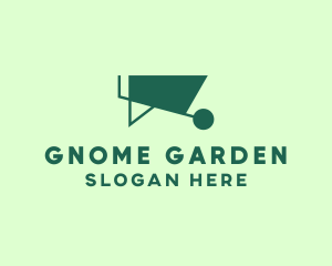 Green Wheelbarrow Gardening logo design