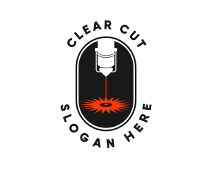 Laser Drill Factory  logo design