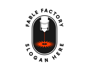 Laser Drill Factory  logo design