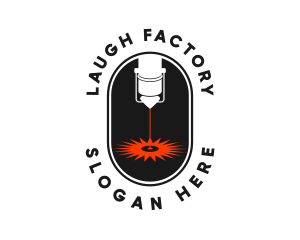 Laser Drill Factory  logo design