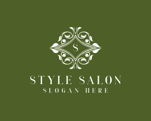 Luxury Floral Salon logo design