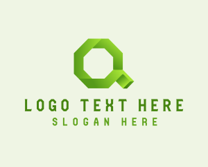 Octagon Digital Letter Q logo