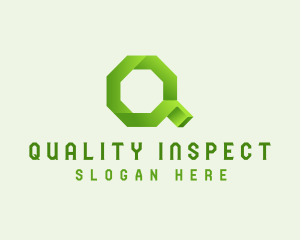 Octagon Digital Letter Q logo design