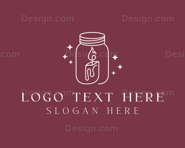 Decor Candle Jar Logo