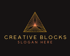 Pyramid Triangle Studio logo design