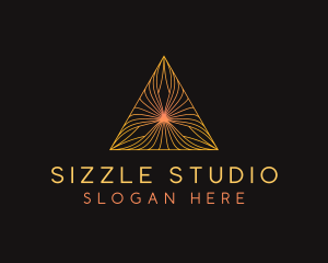 Pyramid Triangle Studio logo design