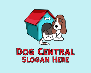 Dog Pet Kennel logo design