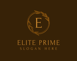 Classic Gold Wreath logo design