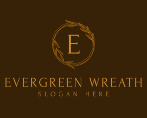 Classic Gold Wreath logo design