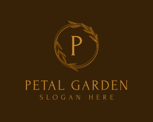 Classic Gold Wreath logo design