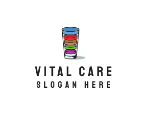 Glass Drink Vitamins logo