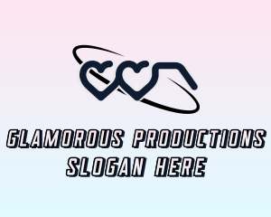 Y2K Heart Glasses logo