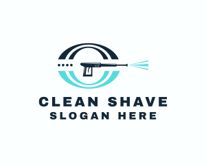 Pressure Washer Cleaning logo design