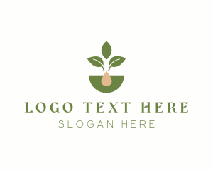 Organic Plant Crop Gardening logo