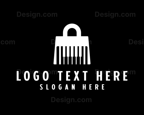 Piano Shopping Bag Logo