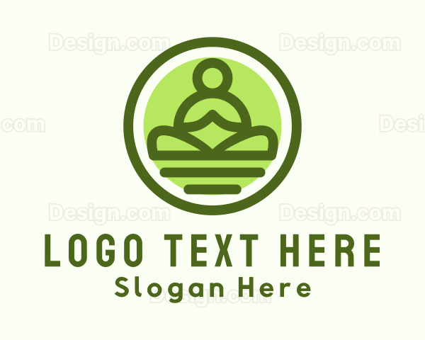 Wellness Meditation Yoga Logo