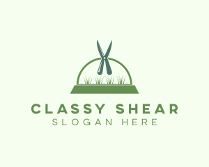 Garden Grass Shears logo design