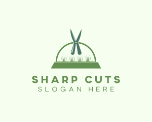 Garden Grass Shears logo design