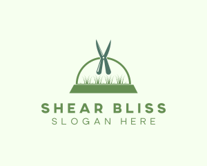 Garden Grass Shears logo design