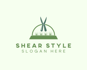 Garden Grass Shears logo design