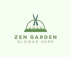 Garden Grass Shears logo design