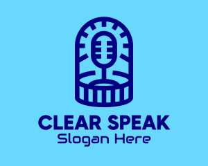 Blue Microphone Podcast logo