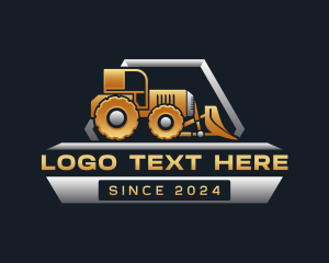 Bulldozer Industrial Construction logo