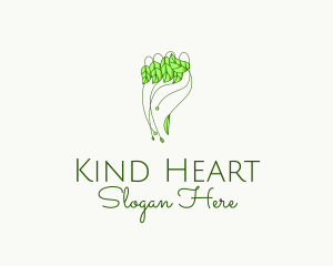 Hand Leaf Plant logo