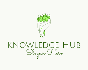 Hand Leaf Plant logo