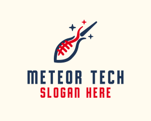 Sports Football Meteor logo design